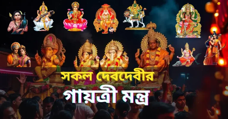 Gayatri mantra of all Gods in Bengali